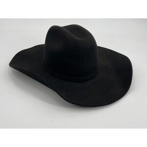Potrero Hats 30X 100% Sheep Wool Synthetic Sweat Band Jalisco Mexico Black Hat
